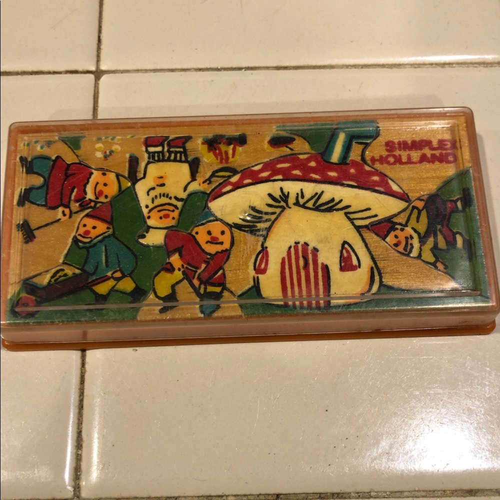 Vtg EUC wood puzzle simplex holland